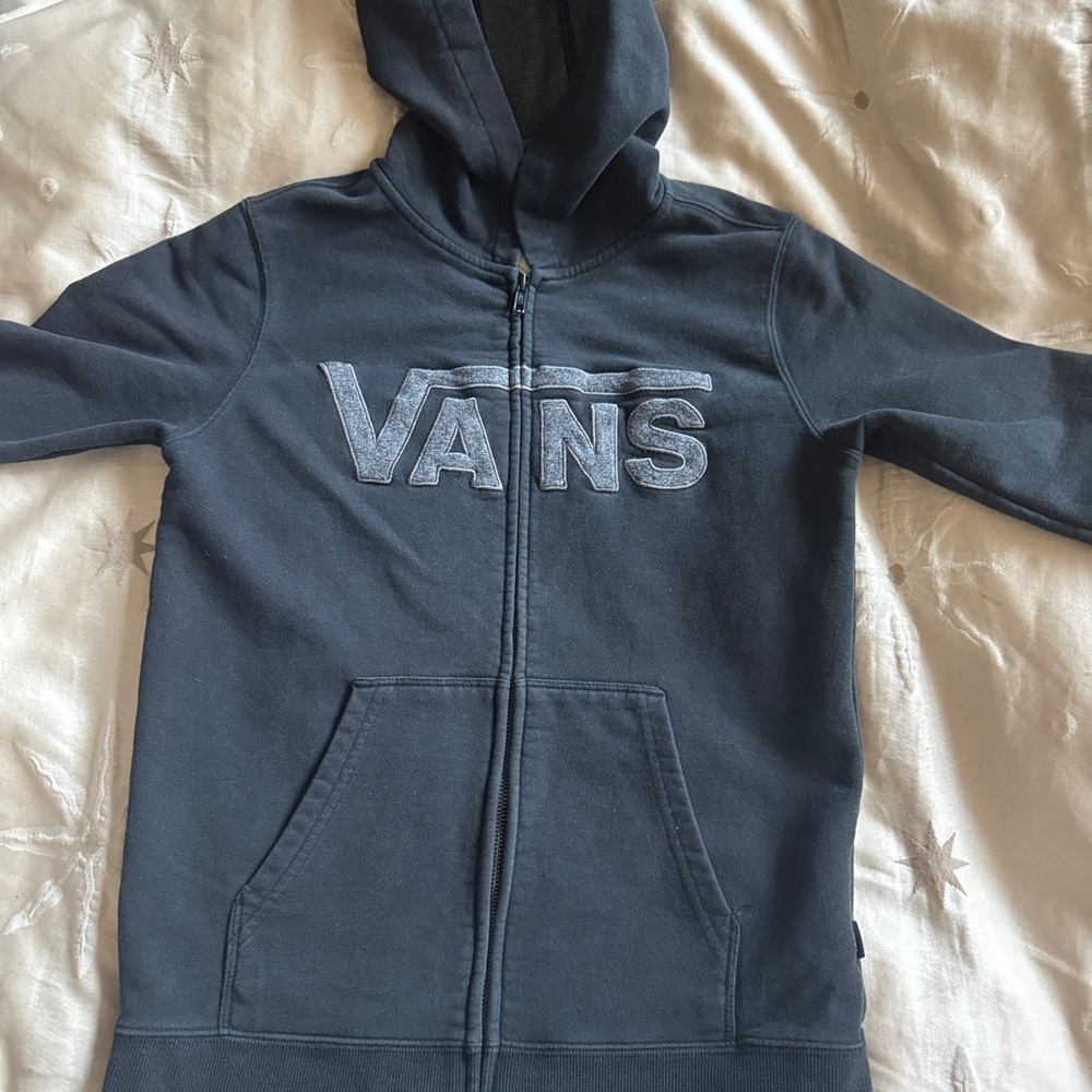 Vans youths Full-Zip Hoodie size L.  Never worn like new